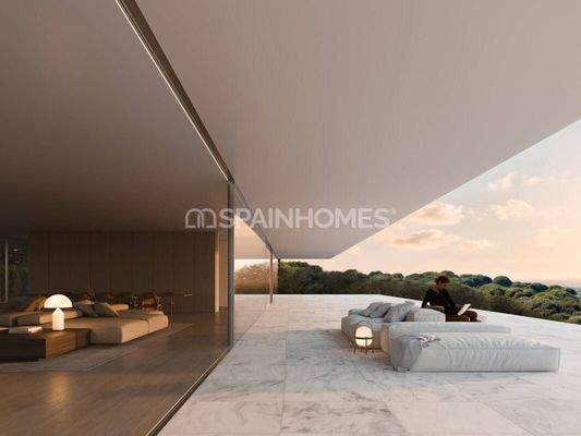 Sea and Golf-View Villa with Private Pool in Cadiz Sotogrande