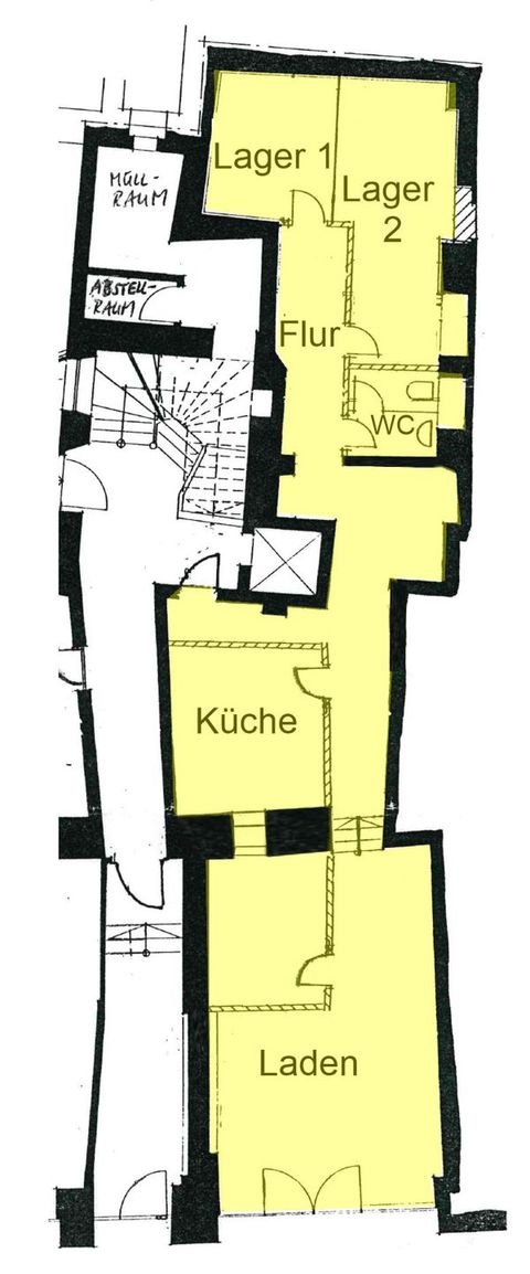 Regensburg Ladenlokale, Ladenflächen 