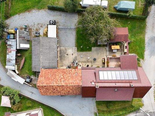 Draufsicht Hauptgebäude