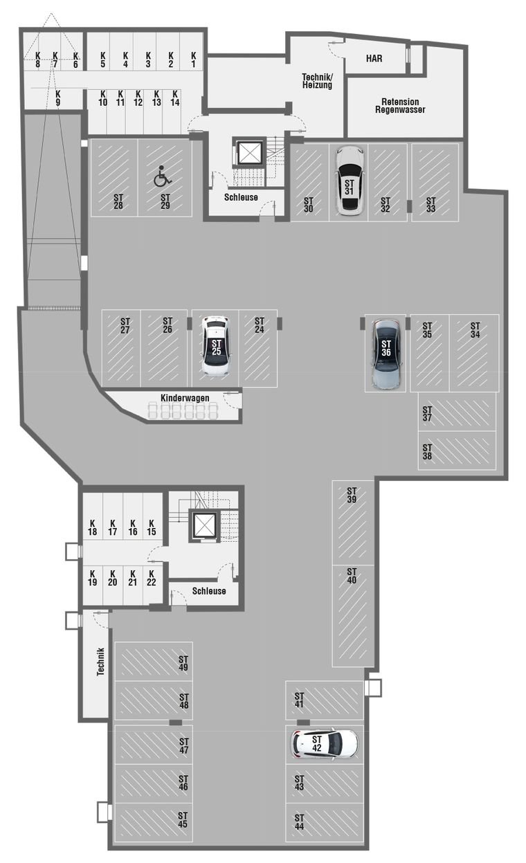 Tiefgarage Keller