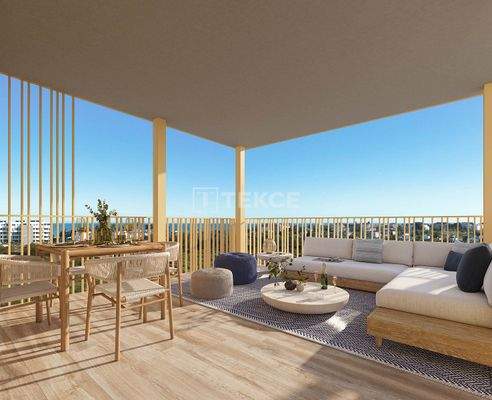 Apartments with Large Terraces Surrounded by Nature in Denia