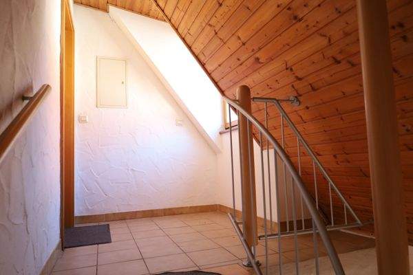 Treppenaufgang zur Wohnung