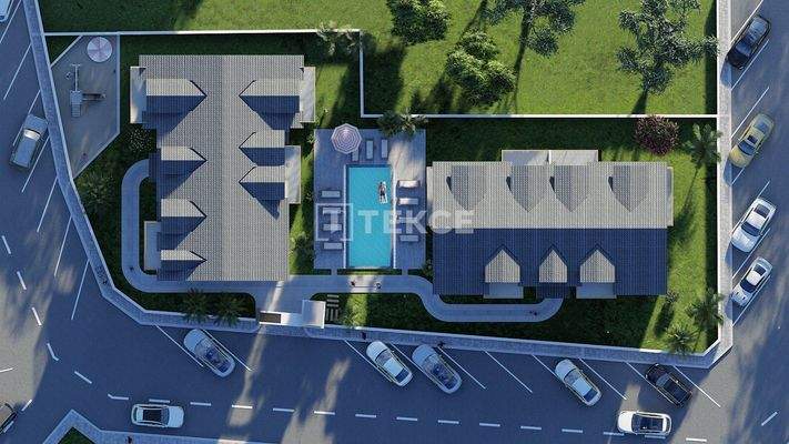 Chic Apartments in a Complex with Swimming Pool in Fethiye