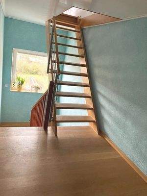 Treppe zum ausgebauten DG