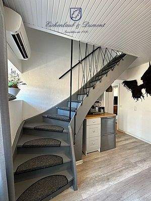 Ferienhaus Treppe zum OG