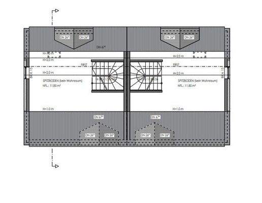 Grundriss Spitzboden