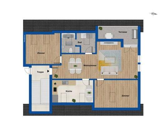 Grundriss Dachgeschoss