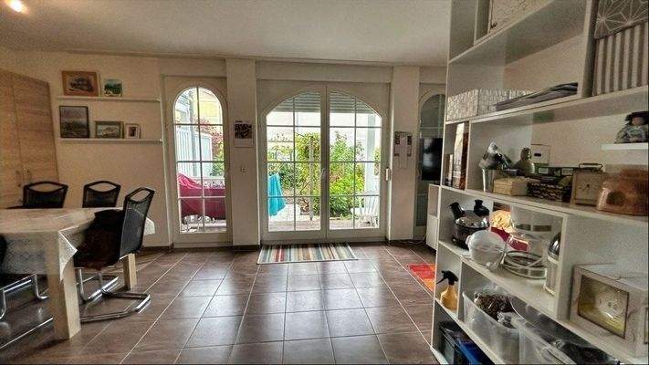 Blick in das Wohnzimmer