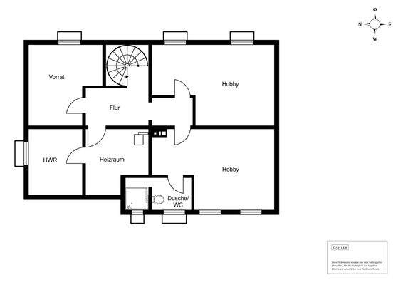 Grundriss Untergeschoss