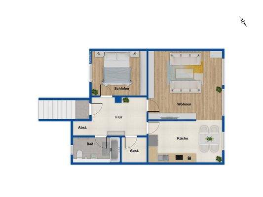 Grundriss Einliegerwohnung