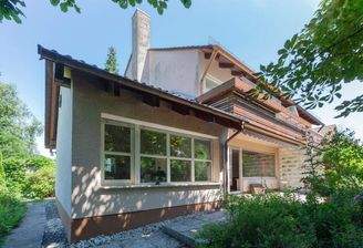 Ansicht Anbau - Kaminzimmer