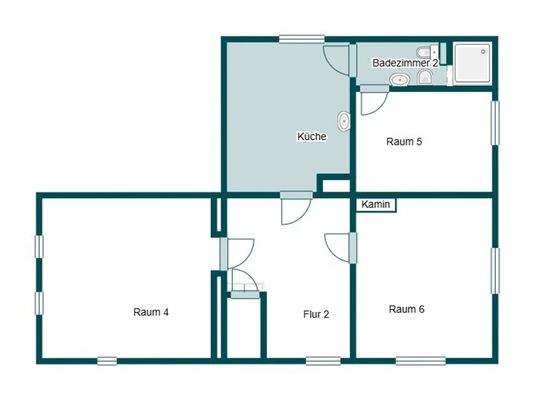 Grundriss Skizze 1.OG