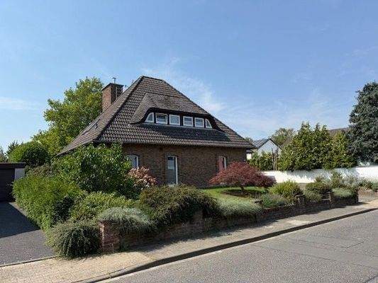 Haus aus der Frontansicht