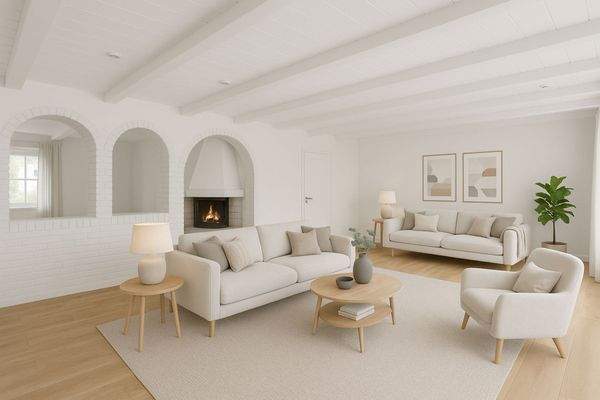 Wohn- und Esszimmer Konzept