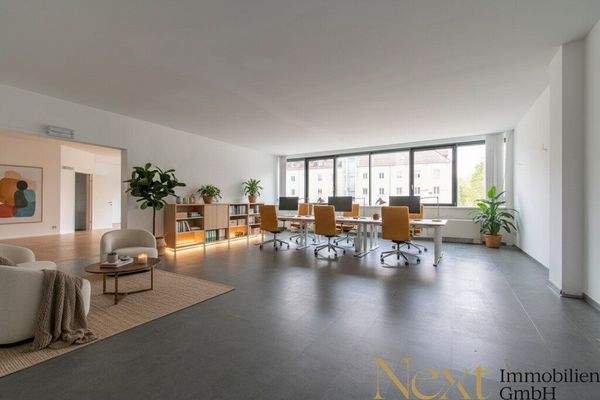 Bsp. Büro - Visualisierung – Einrichtung mittels KI ergänzt