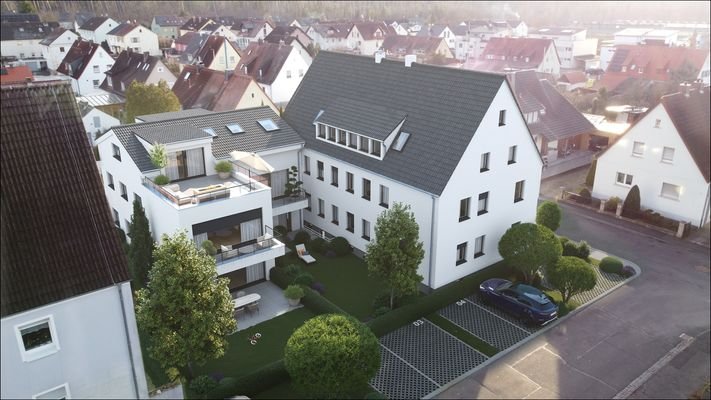 Ansicht Visualisierung nach Neubau 1