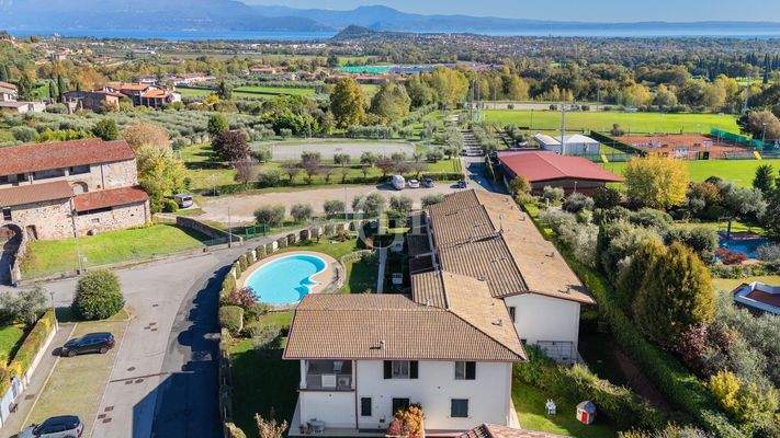 Luftaufnahme der Wohnanlage