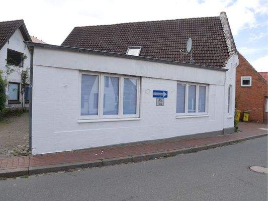 Seitenansicht aufs Haus