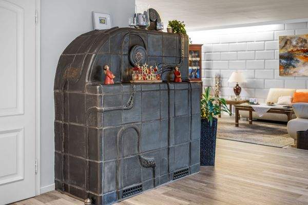 Kachelofen, Wohnzimmer, Erdgeschoss