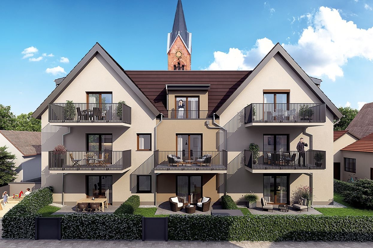 Gartenansicht Haus 1