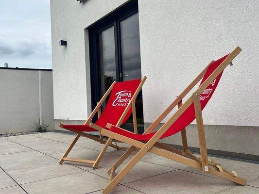 Entspannen im Musterhaus 