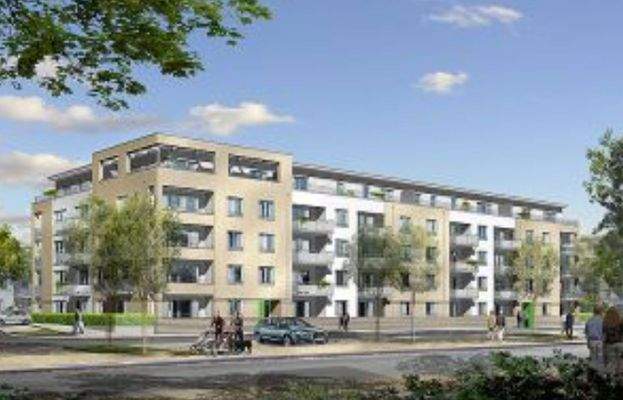 Anblick Mehrfamilienhaus