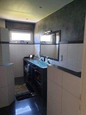 Waschtisch im Duschbad