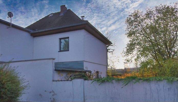 Rückansicht vom Nachbargelände