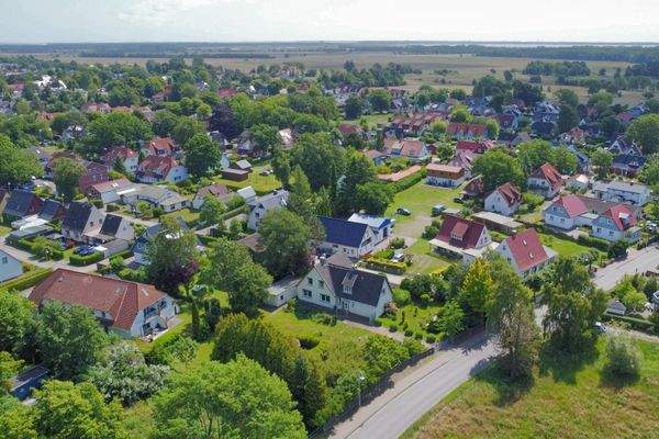 Luftbild mit Nordwestansicht