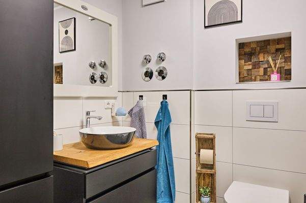 Das moderne Duschbad