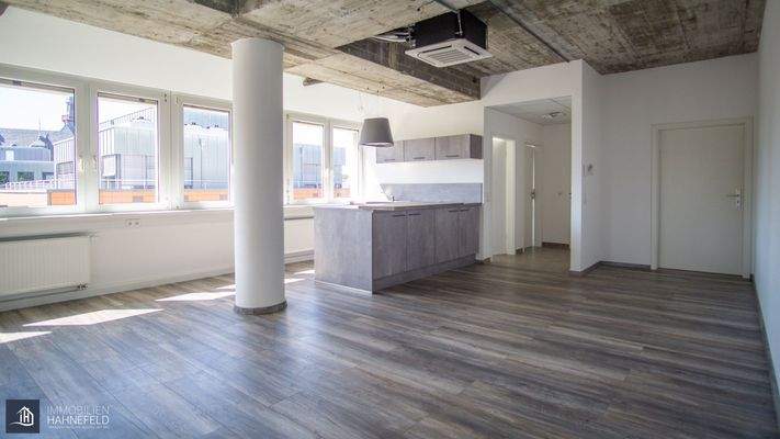 Teilbereich Wohnen/Essen/Kochen