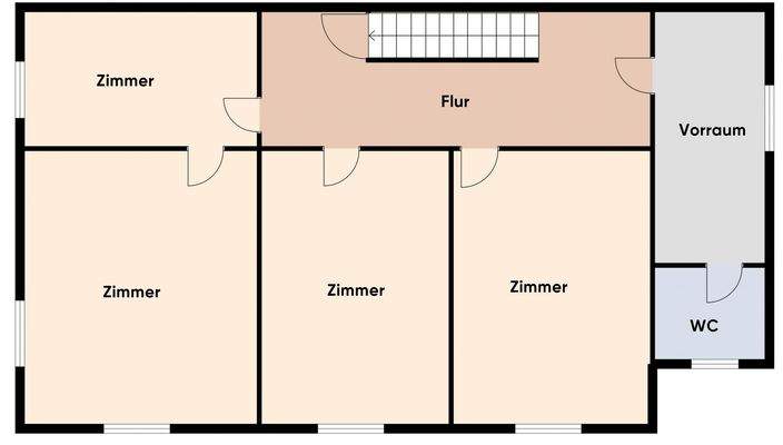 Grundriss ohne Maßstab 1. OG - TOp 2