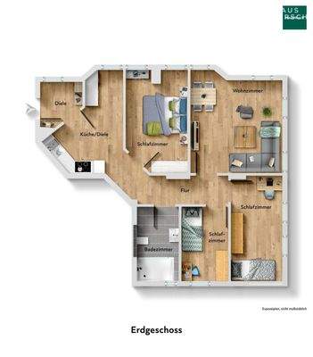 Grundriss Erdgeschoss