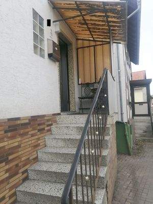 Treppe zum Hauseingang
