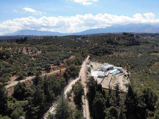 Kreta, Kera: Grundstücke mit Meer- und Bergblick nahe Kalyves zu verkaufen