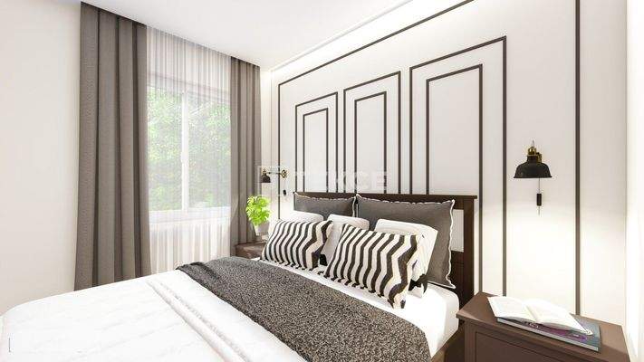 Furnished Building with Horizontal Architecture in Istanbul