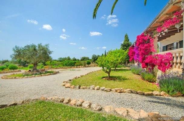 Blick auf die Veranda