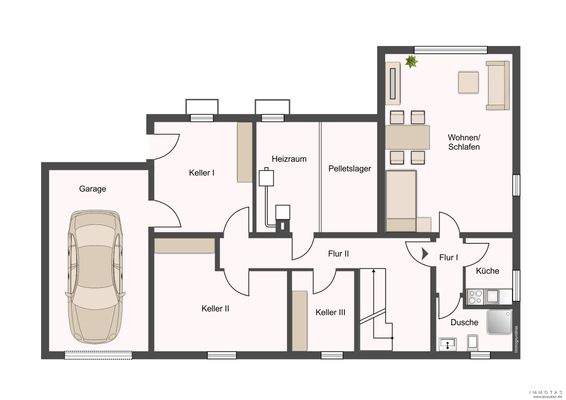 Grundriss Kellergeschoss