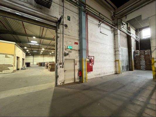 Innenansicht Halle/ Übergang Hallenanbau 2020