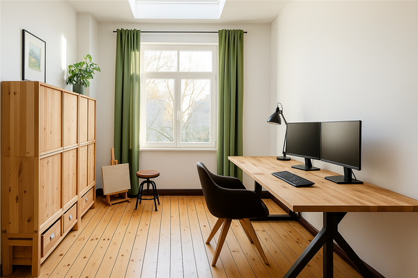 Büro 1. OG virtual staging
