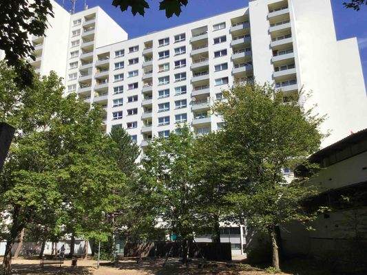 Ansicht Wohngebäude hintere Außenanlage