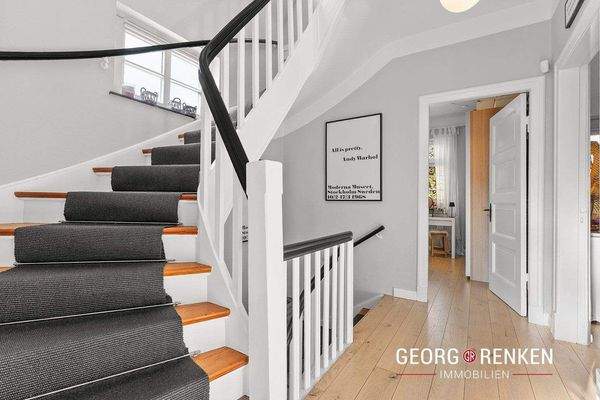 27.) EFH/Villa OG | Flur, Treppe