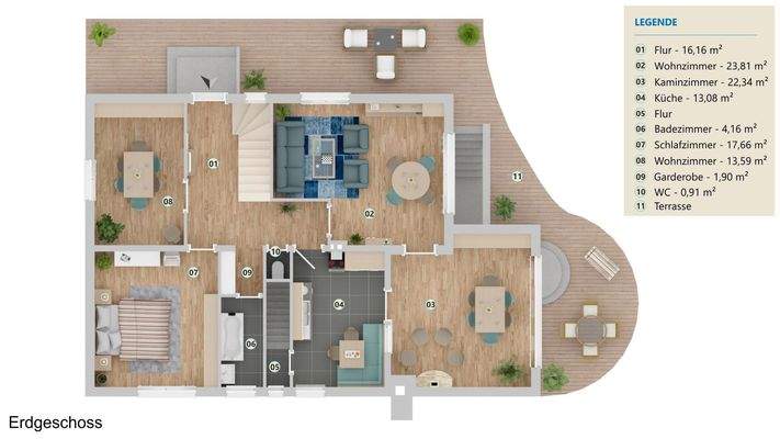 Grundriss Erdgeschoss