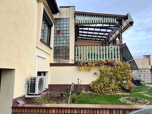 Seitenansicht Terrasse