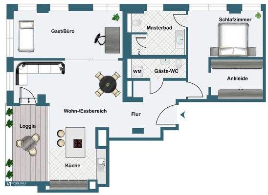 17. Obergeschoss Variante