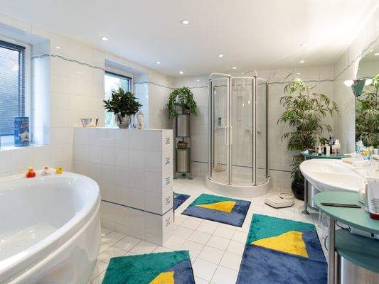 Schlafzimmer mit Bad en Suite