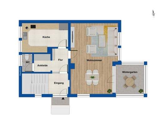 Grundriss Erdgeschoss