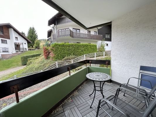 überdeckter Balkon