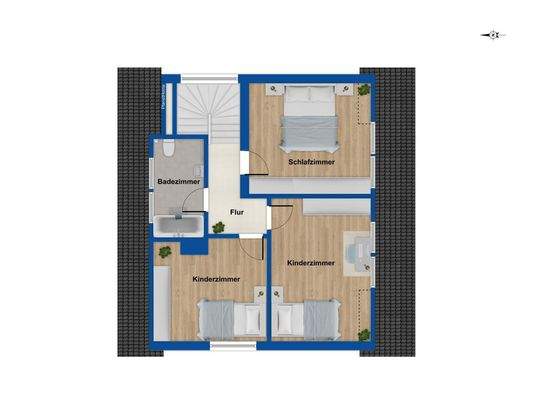 Grundriss Dachgeschoss