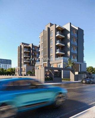 Flats in a Complex with Pool Near Airport in Antalya